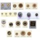 4 & 2 Holes Alloy Button