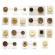 Coconut Button, CO-115, CO-127, CO-129, CO-126, CO-125, CO-124, CO-123, CO-122, CO-120, CO-119, CO-118, CO-130, CO-128, CO-117, CO-116, CO-121