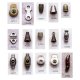 Cord Lock & Tip, Toggle - Metal, A2711, A5003, A4247, A4246, A4245, A4243, A3252, A3231, A3230, A3228, A3227, A3226, A3225, A3224, A5004