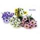 DAISY BUSH X 7 W/ FLOCKED LVS