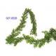 9' NEW PITTISPORUM LEAF GARLAND, W/200 LVS.