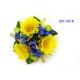 1 inches DAFFODIL, RANUNCULAR C/R W/ RAFFIA BOW