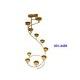 W10 inches X H18.5 inches METAL CANDLE STAND