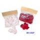 MICRO PEACH ROSE PETALS (60 PCS) IN POLYBAG W/HEADER, 001-3327