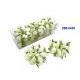 3 inches MINI ROSE NAPKIN RING W/ 7 FLS & 7 LVS (6 PCS IN BOX