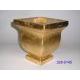 5.625 inches X 3 inches X 6.25 inches SQUARE PAPER POT