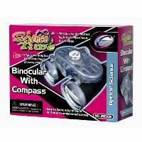 Binocular with compass