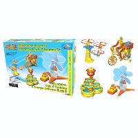 3 IN 1 Wind Powered Helicopter, Bicycle & Fountain Set