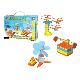 2 IN 1 Wind Powered Cable Car & Helicopter Set