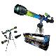 525 Power 50mm Wide Angle HD Telescope with Aluminium Tripod (Green to Blue), 32023
