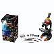 100/250/550/750X HD New Generation Die Cast Microscope (Yellow to Red), 92012
