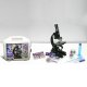 48pcs 100/600/1200x Deluxe Microscope Set with Metal Base in Carrying Case
