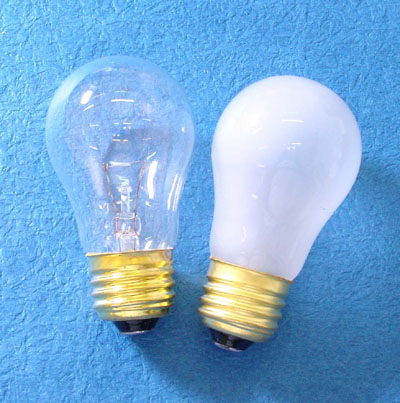 A-15 LIGHT BULB
CLEAR / FROST / MILKY