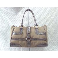 Nylon With PVC Trimming Handbags