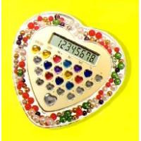 Heart shaped Calculator with pearls