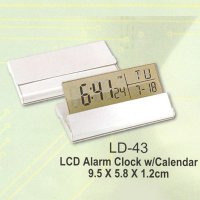 LCD Alarm Clock w/Calendar