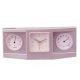 Table Clock w/Thermometer & Hygrometer