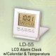 LCD Alarm Clock w/Calendar & Temperature