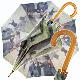 Automatic wooden shaft stick umbrella, 5504