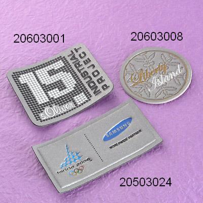 2D PVC/Reflective Badge or Zipperpuller