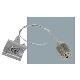 Accent, high voltage tracklight pendant cable set