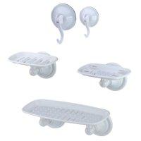 8pcs Magic Hook Set,Magic Soap Holder,Magic Toothbrush Holder,Magic Utility Holder