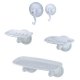 8pcs Magic Hook Set Magic Soap Holder Magic Toothbrush Holder Magic Utility Holder, H396 
H397 
H398 
H399