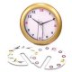 10 inches Wall Clock, 348