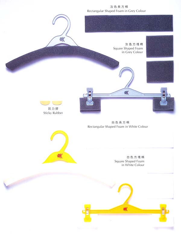 Parts for Hangers, Hanger's Foam, Hot Stamping & Pad Printing