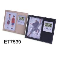 Clock in PU case