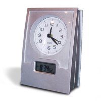 Ana-LCD Dual Time Alarm Clock