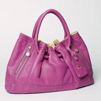 EF  inchesBig O inches Leather Satchel