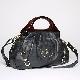 EF Crafted Handle Leather Satchel Bag, LL-100630-1B