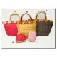 Polyester with PVC handbag