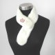 Sheared Mink Collar with Brooch (lining and fur clip)