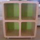 Natural MDF Storage Cube