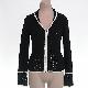 Zip cardigan with pointelle