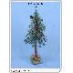 3' (0.9m) Frosted Mixed Alpine Tree W/split Needle Cones & Red Berries, KWI0600236