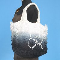 Hand Knitted Gradation Shoulder Bag