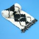 Hand Knitted Argyle Check Jacquard Muffler