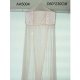 Polyester mosquito net with small shell fringes