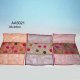 Polyester placemat with embroidery flowers, AA5021