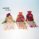 Potpourri sachet with plastic beads fringes