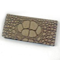Croco Pattern Emboss Leather Wallet