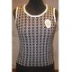 GIRL'S KNITTED VEST WITH JACQUARD, SF006