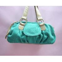 Green Linen Handbag