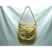Plait Handle Washed PU Tote Bag