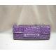 Purple Snake PU Clutch
