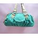 Green Linen Handbag