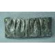 Antique Silver Metallic Pu Clutch, 29236